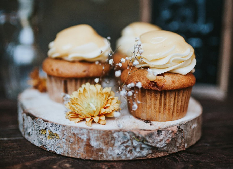 Lemon  Buttercream Cupcakes | Vegan and Gluten-Free
