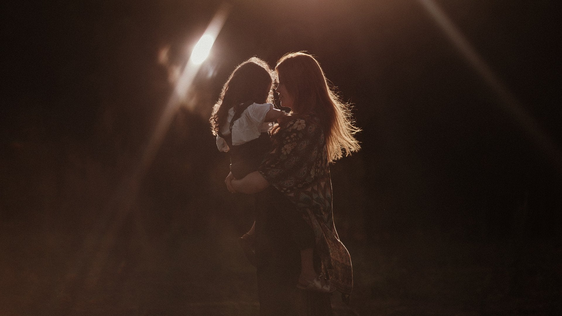 photo of a mother and child