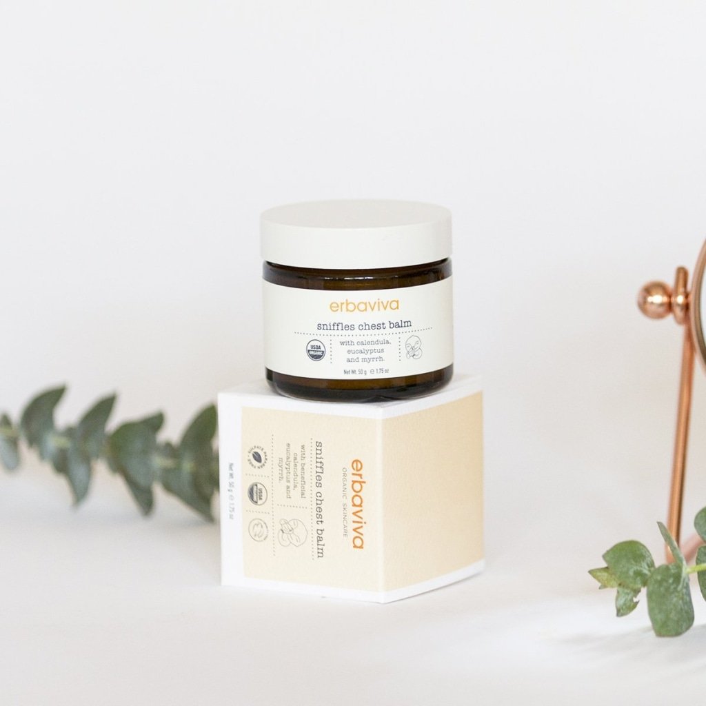 Organic Chest Rub for Babies with Essential Oils Erbaviva