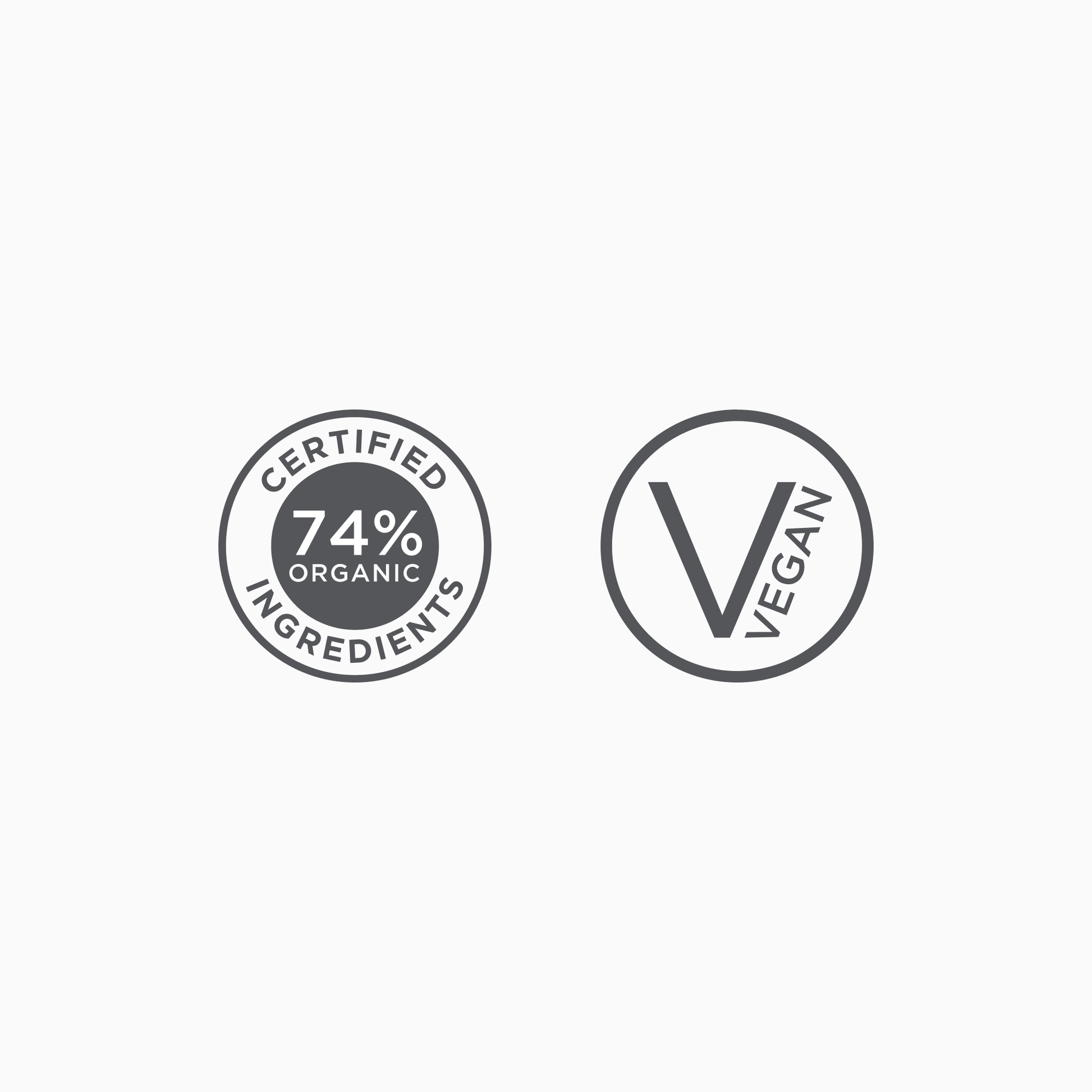 certified organic ingredients and vegan