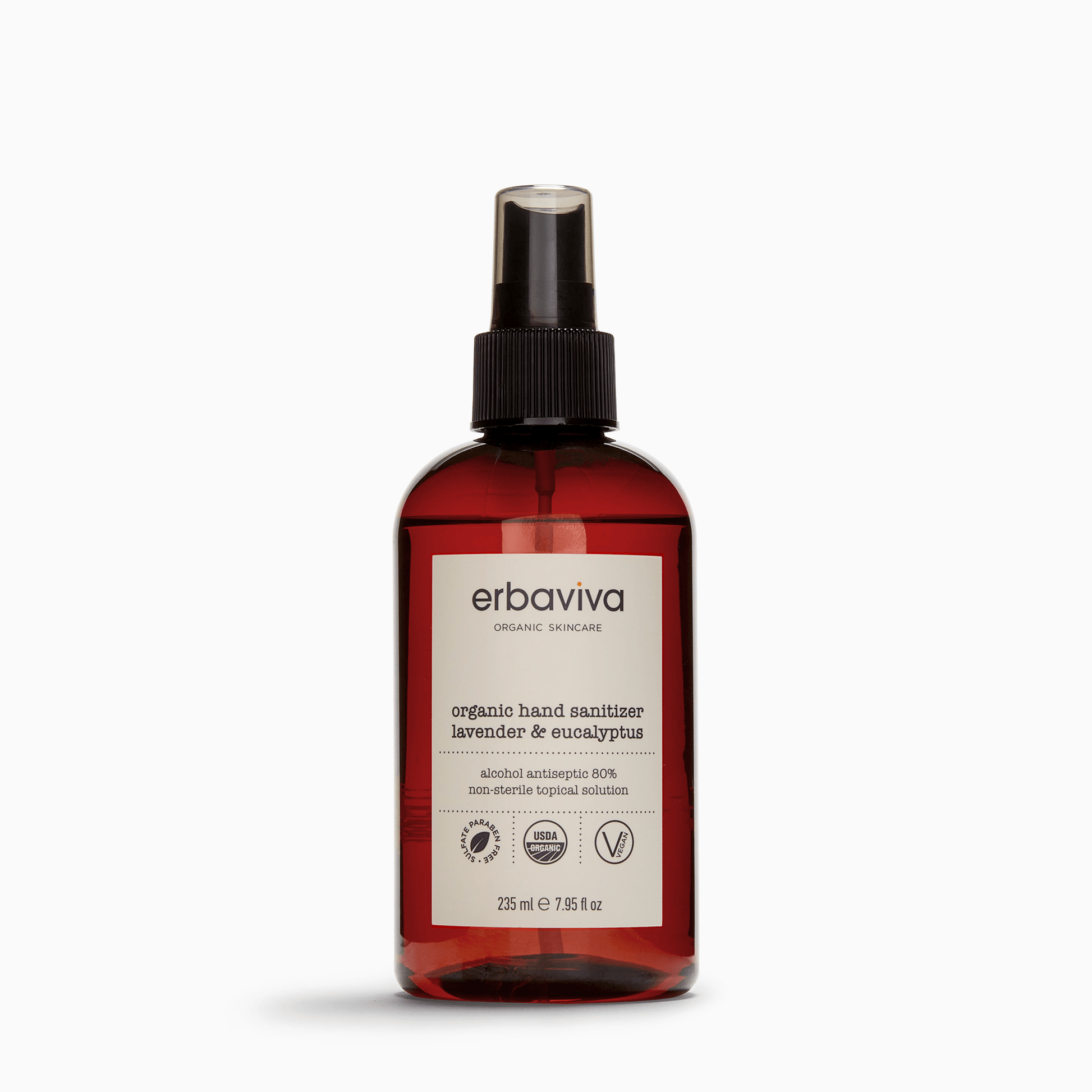 Organic Lavender & Eucalyptus Hand Sanitizer - Erbaviva