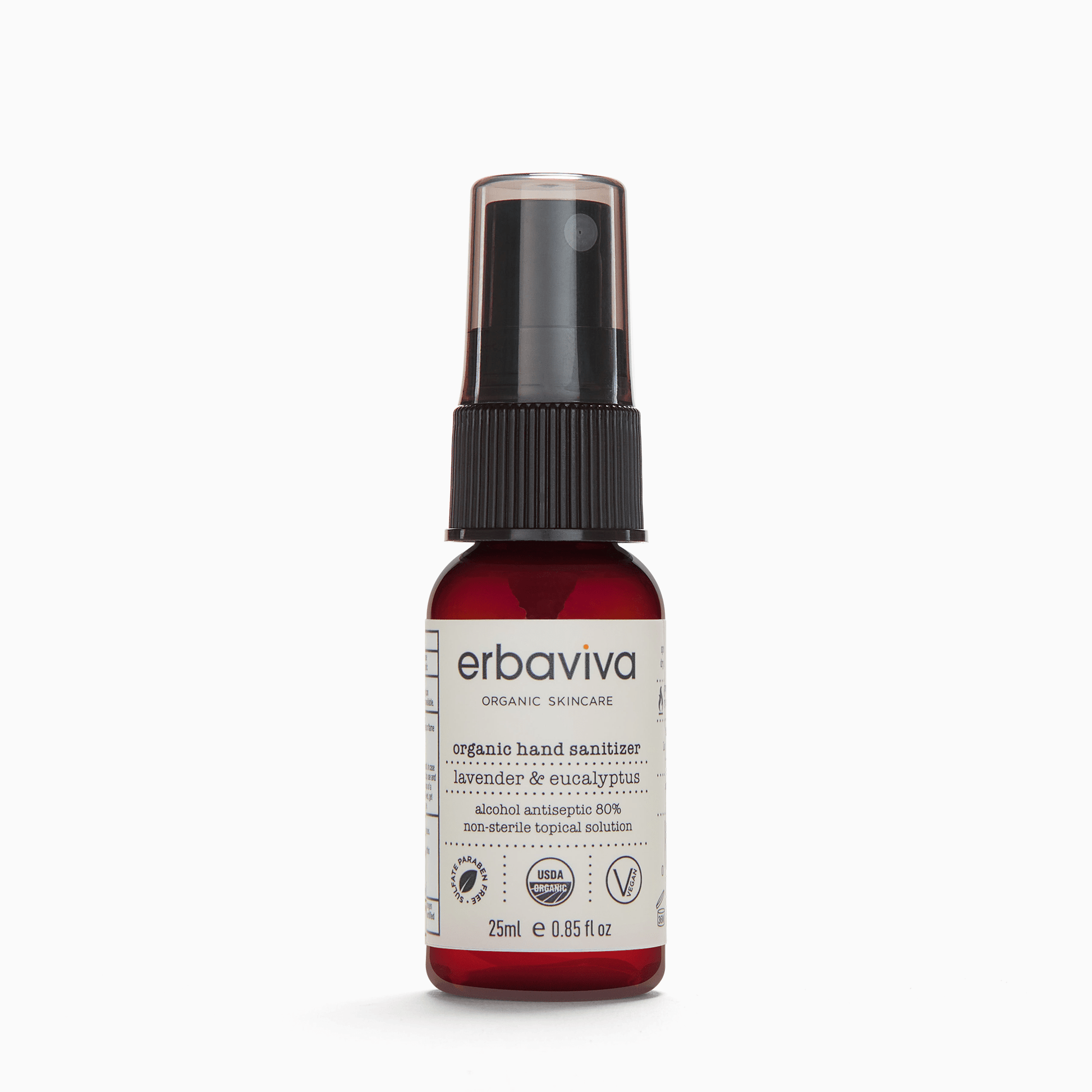 Organic Lavender & Eucalyptus Hand Sanitizer - Erbaviva
