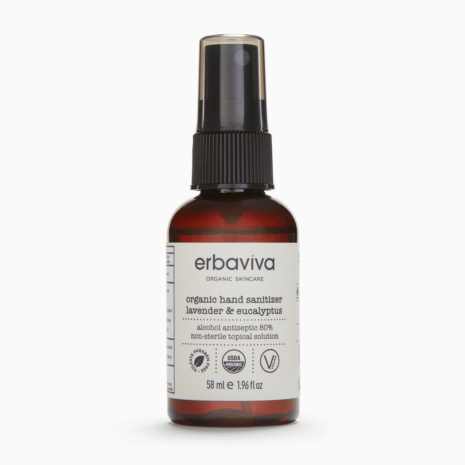 Organic Lavender & Eucalyptus Hand Sanitizer - Erbaviva