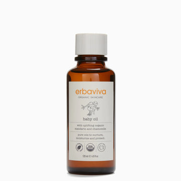 Baby Oil product on a white background