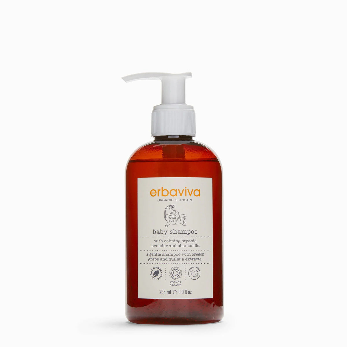 Baby Shampoo product on a white background