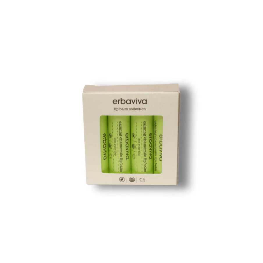 Lip Balm Calming Chamomile 4PK product on a white background
