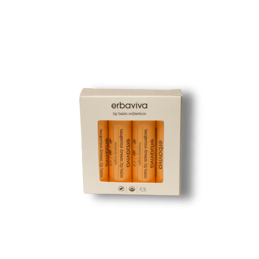 Lip Balm Tangerine Dream 4PK product on a white background