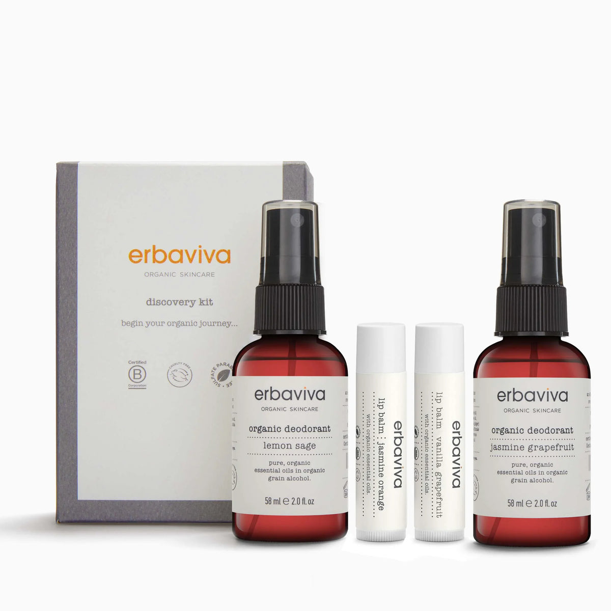 Organic Body Discovery Kit product on a white background