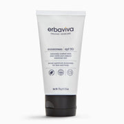 Sunscreen product on a white background