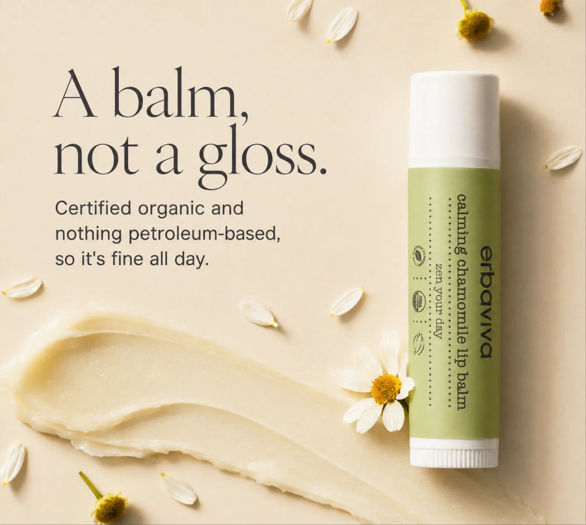 Calming Chamomile Lip Balm product gallery artwork, image 3 of 6