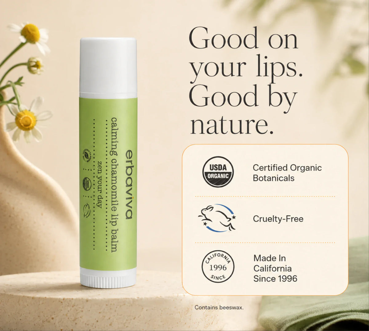 Calming Chamomile Lip Balm product gallery artwork, image 6 of 6