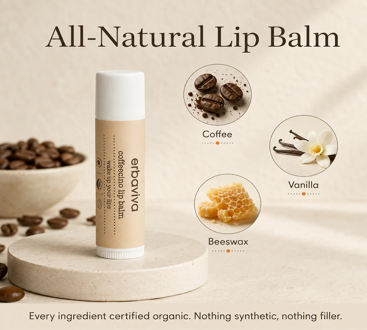 Coffeecino Lip Balm product gallery artwork, image 2 of 6