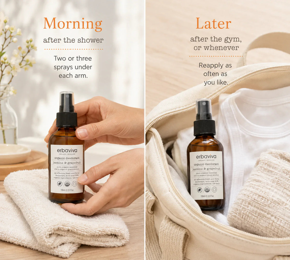 Jasmine & Grapefruit Organic Deodorant product gallery artwork, image 5 of 6