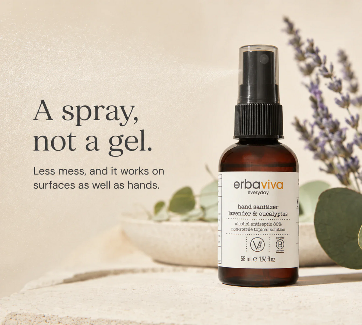 Conventional Lavender & Eucalyptus Hand Sanitizer product gallery artwork, image 3 of 7