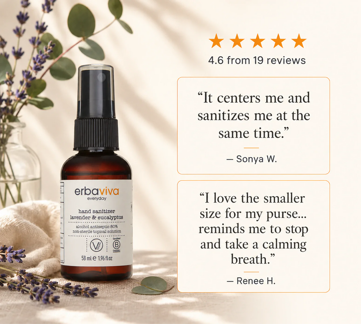 Conventional Lavender & Eucalyptus Hand Sanitizer product gallery artwork, image 7 of 7