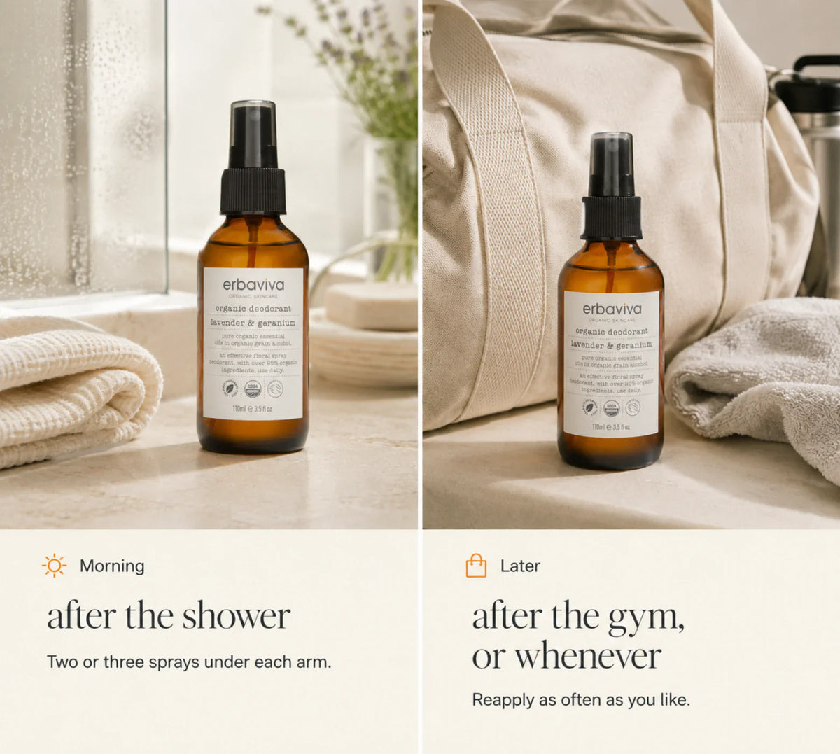 Lavender & Geranium Organic Deodorant product gallery artwork, image 5 of 6