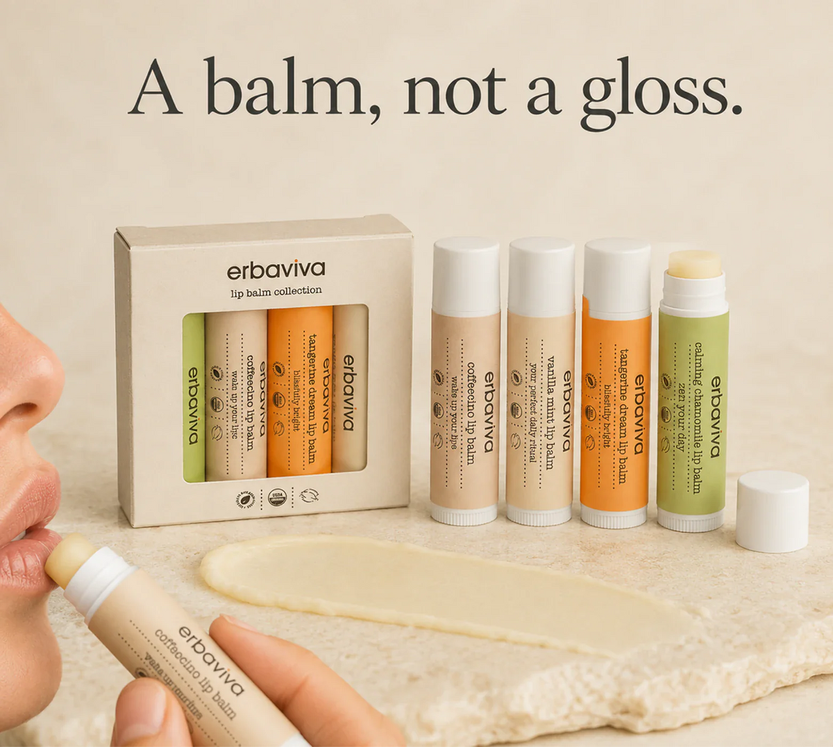 Lip Balm Collection Variety 4PK product gallery artwork, image 3 of 6