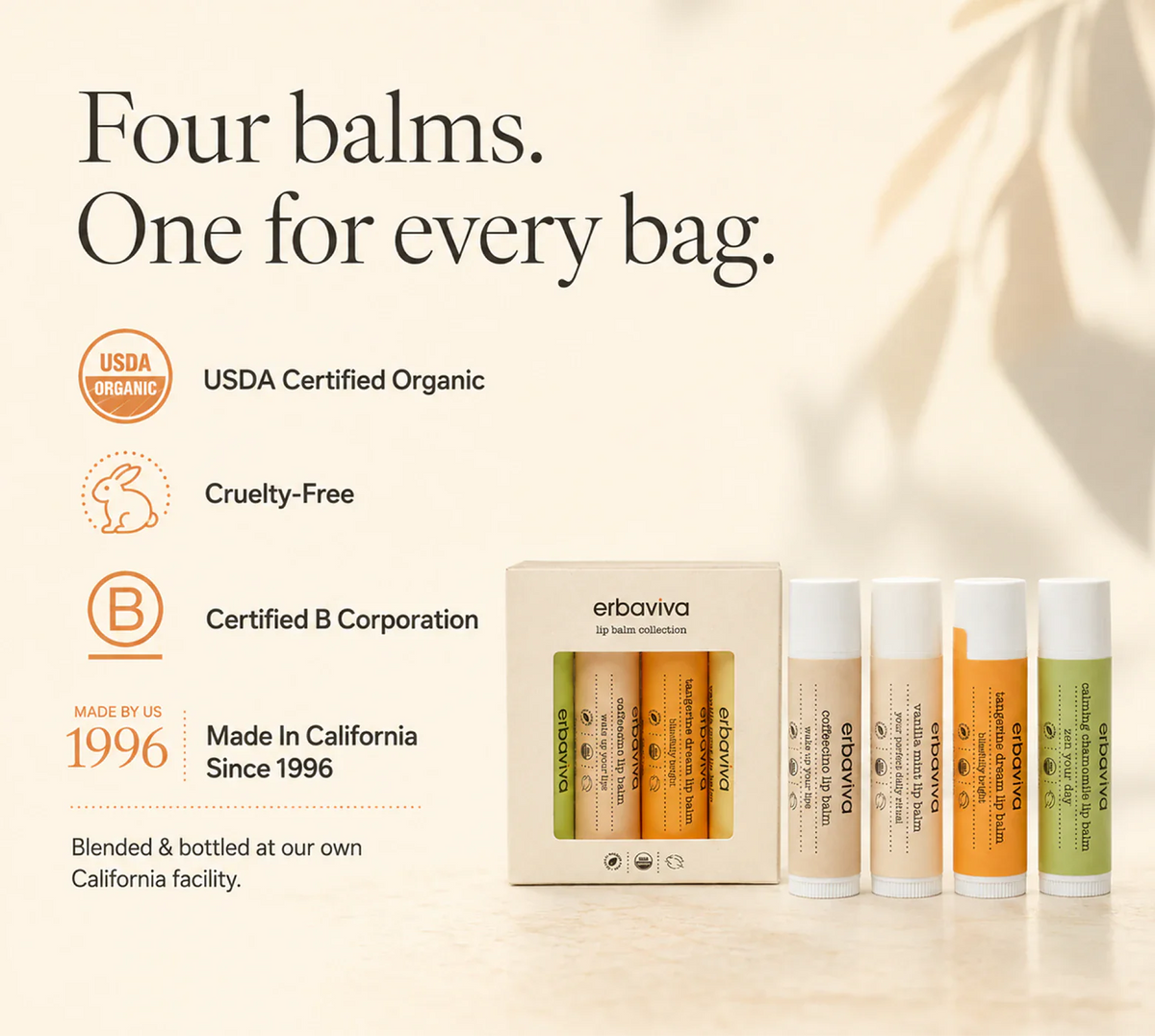 Lip Balm Collection Variety 4PK product gallery artwork, image 6 of 6