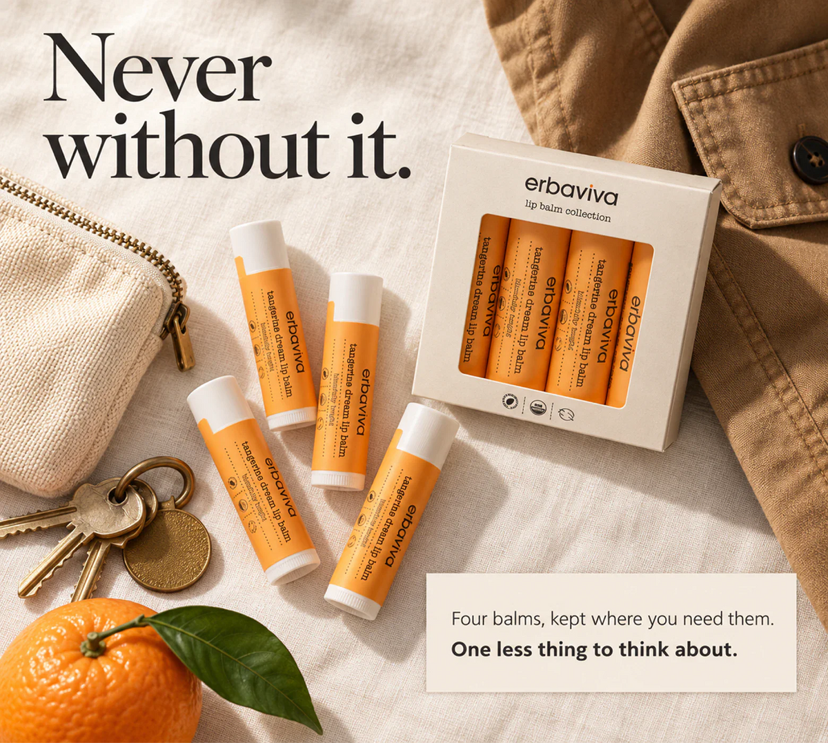 Lip Balm Tangerine Dream 4PK product gallery artwork, image 4 of 6