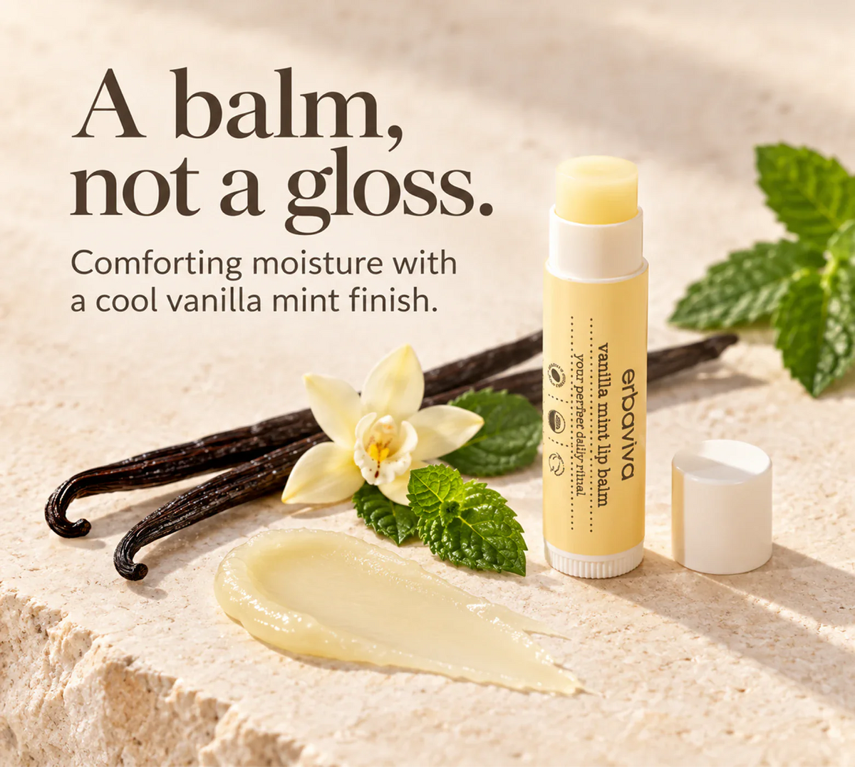 Lip Balm Vanilla Mint 4PK product gallery artwork, image 3 of 6