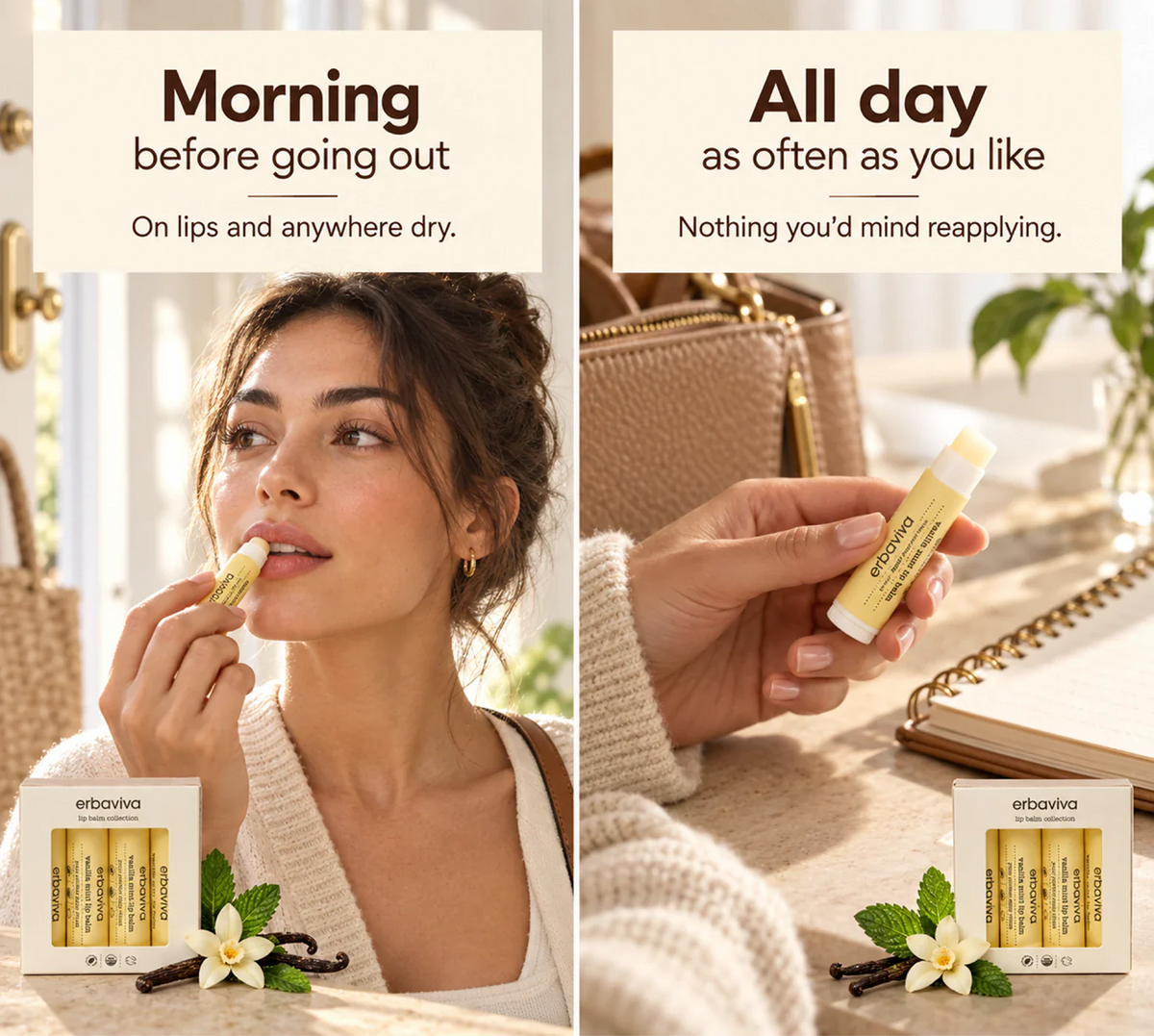 Lip Balm Vanilla Mint 4PK product gallery artwork, image 5 of 6
