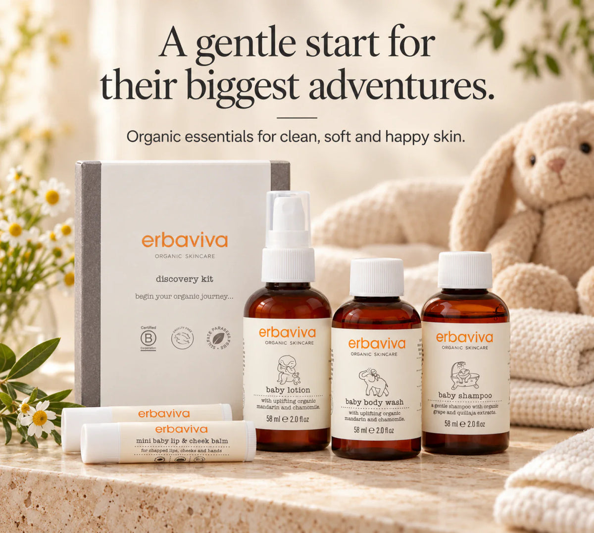 Organic Baby Discovery Kit product gallery artwork, image 1 of 6