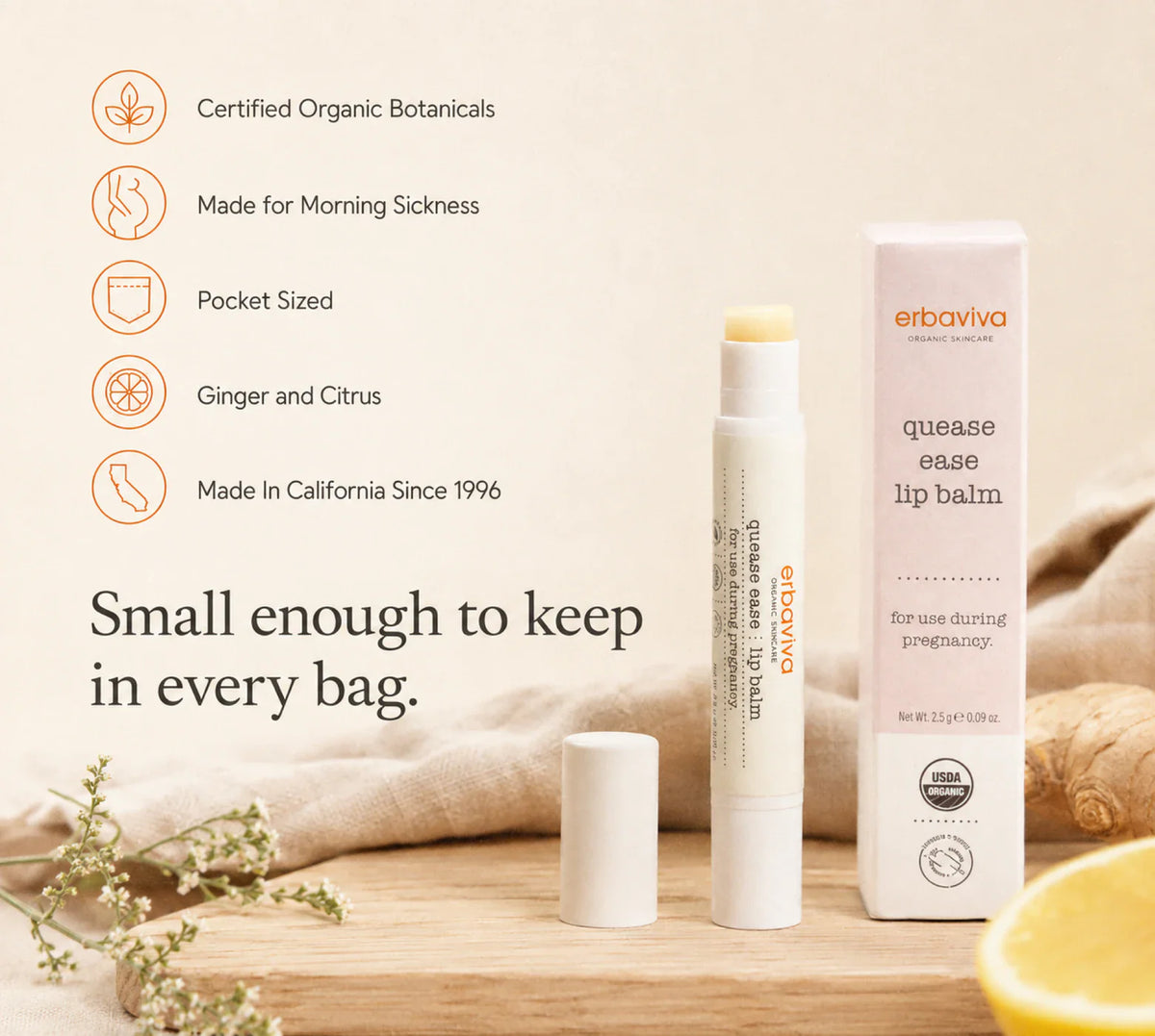 Quease Ease Lip Balm