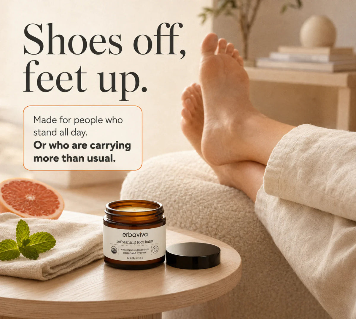 Refreshing Foot Balm product gallery artwork, image 4 of 6