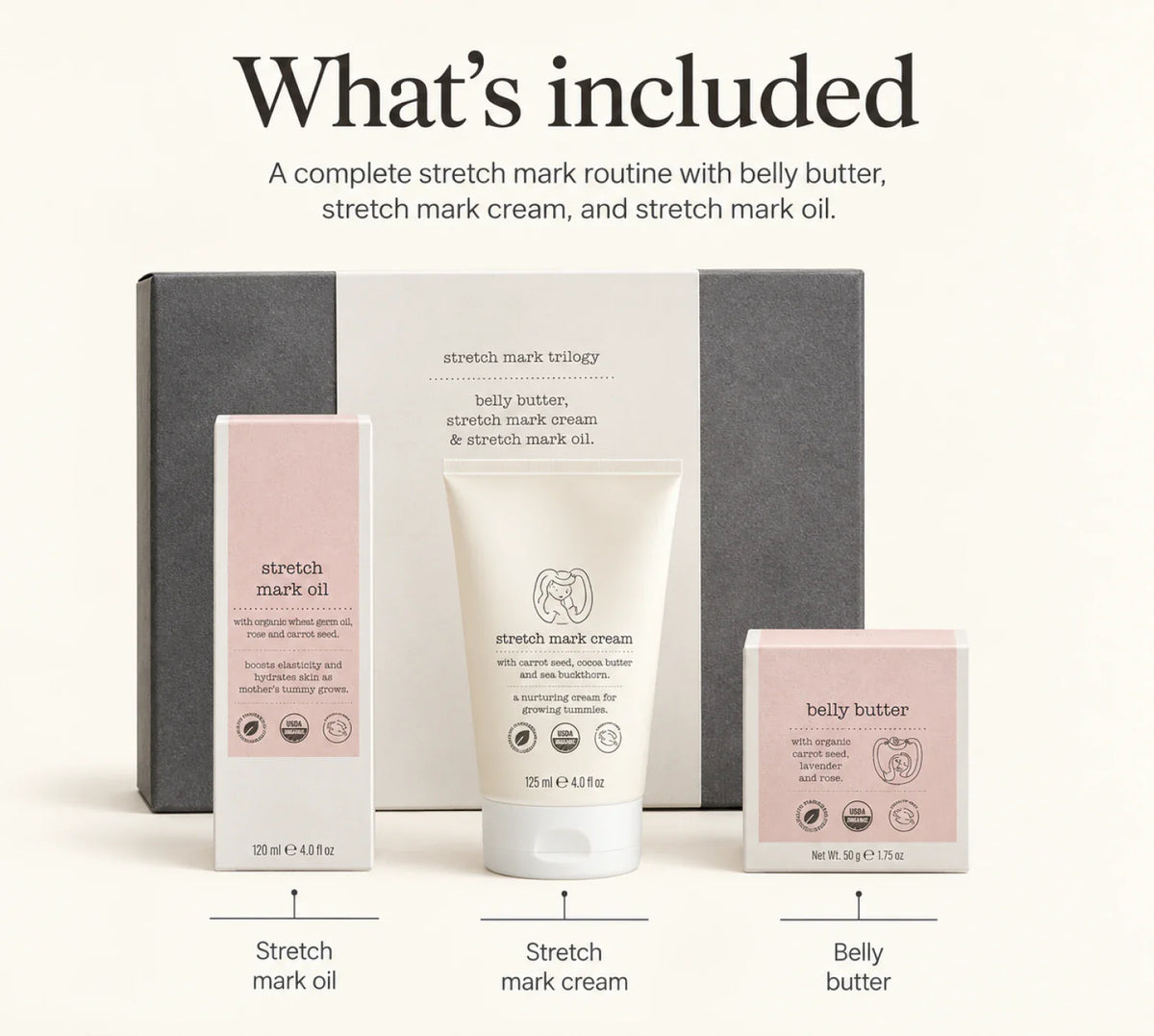 Organic Stretch Mark Trilogy product gallery artwork, image 2 of 6