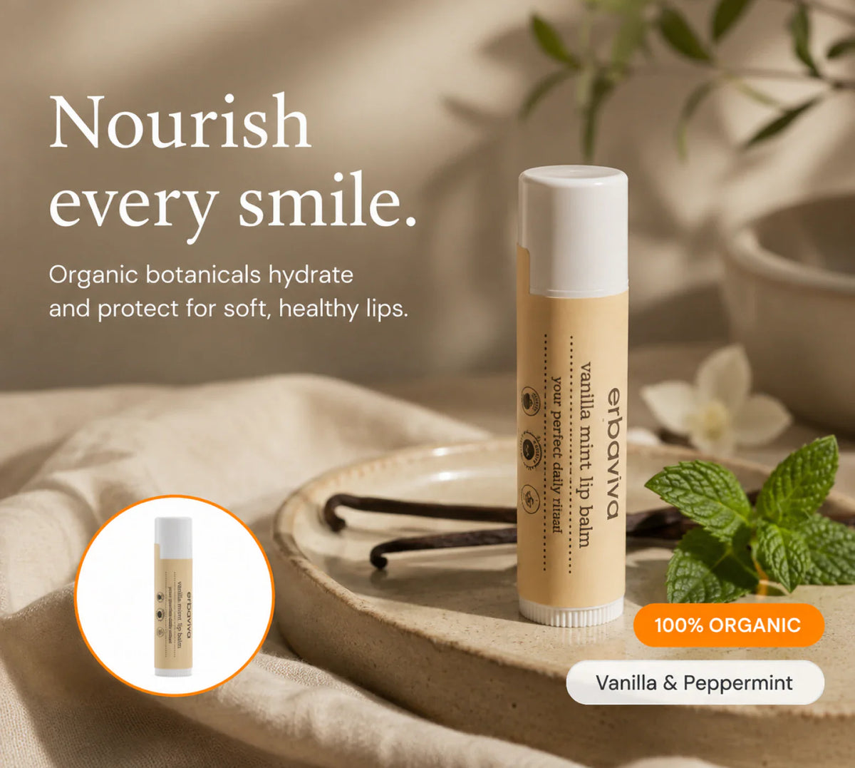 Vanilla Mint Lip Balm product gallery artwork, image 3 of 7