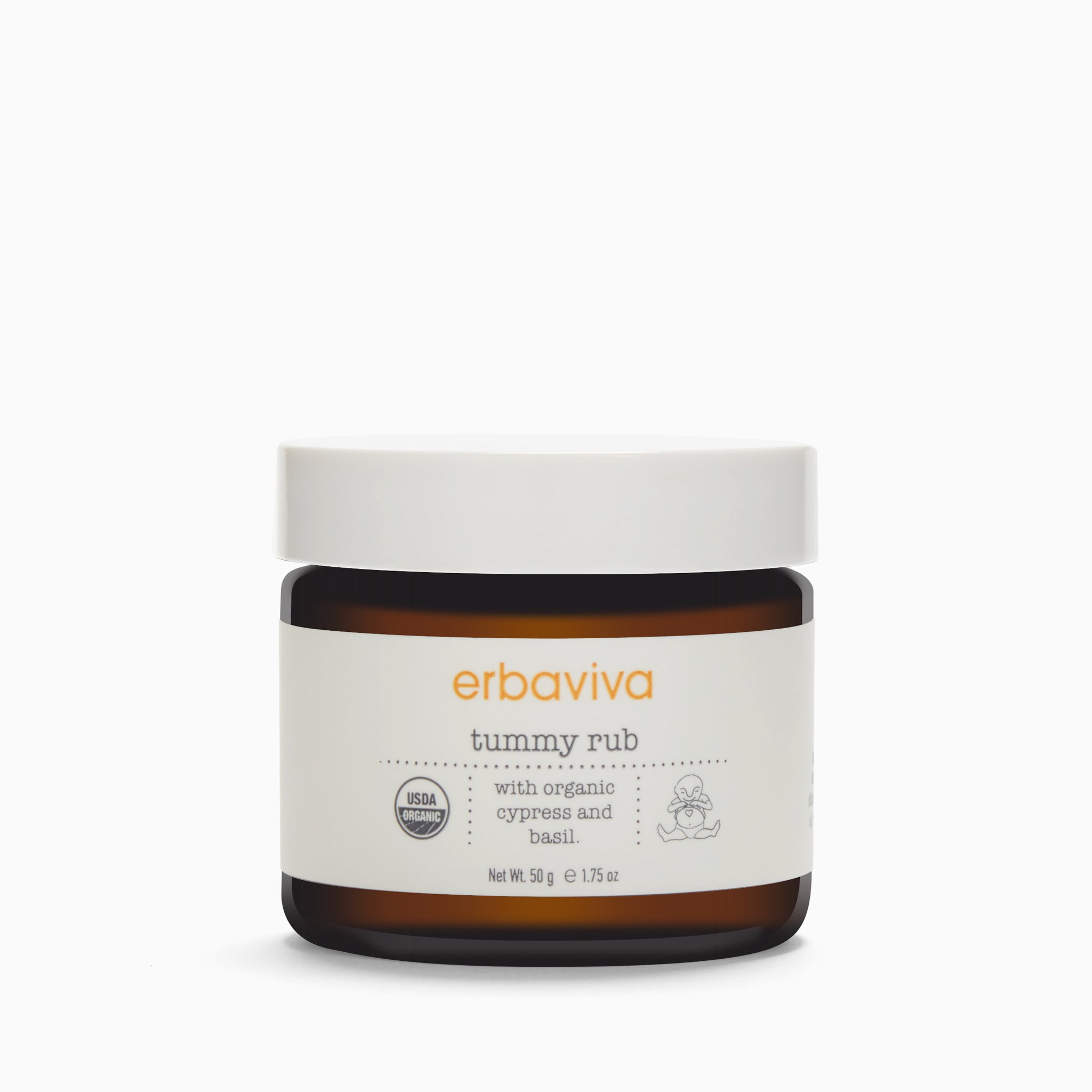 Erbaviva Tummy Rub w/ Essential Oils for a Gassy Baby's Belly