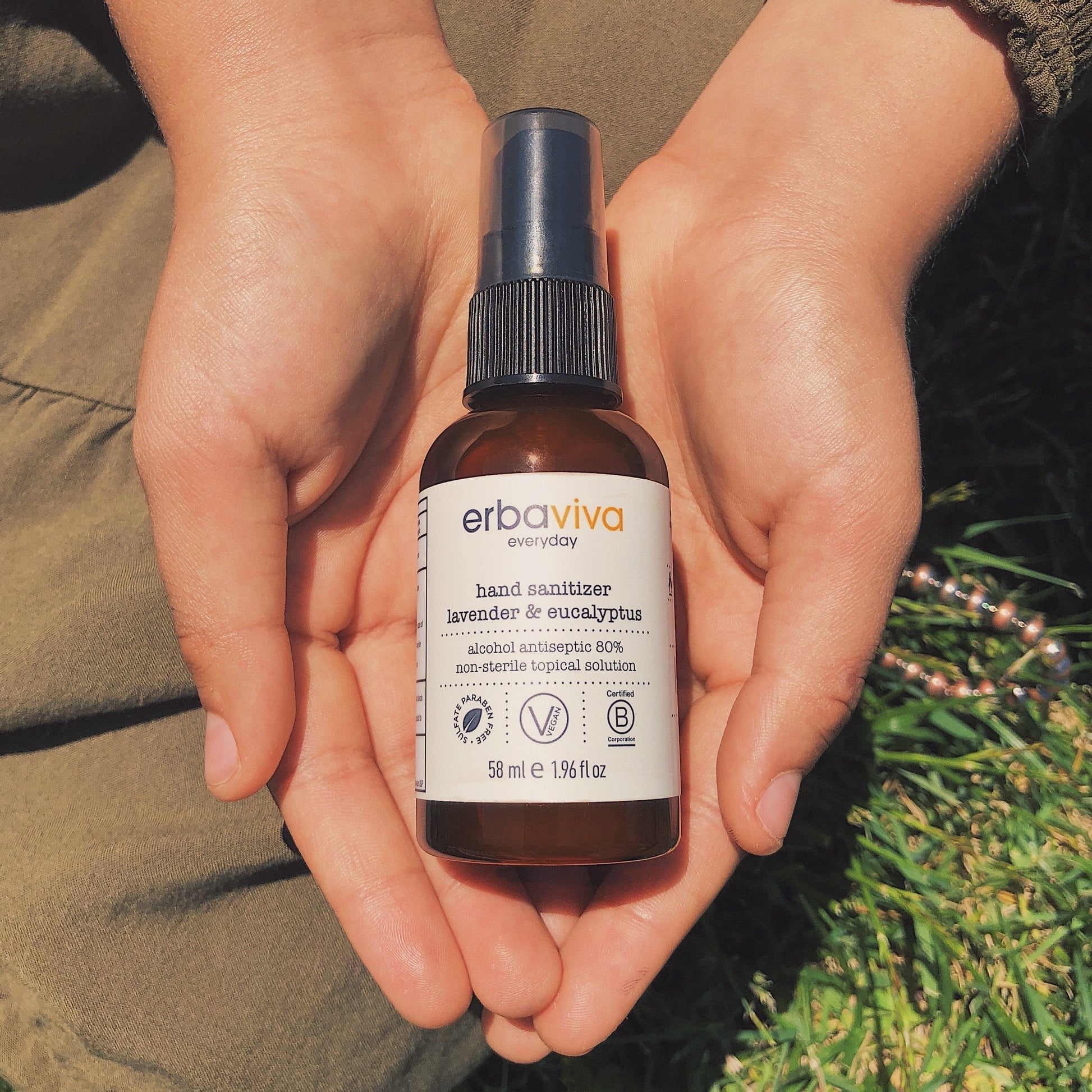 Conventional Lavender & Eucalyptus Hand Sanitizer - Erbaviva