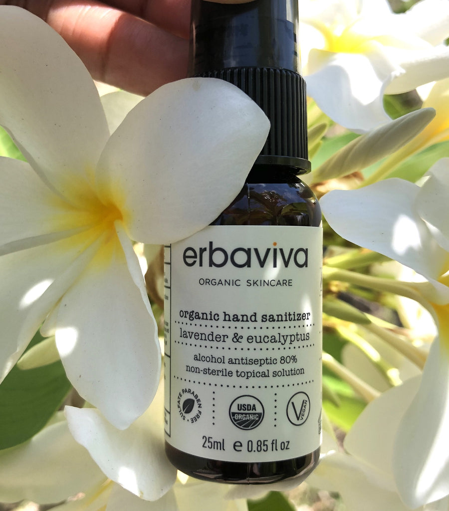 Organic Lavender & Eucalyptus Hand Sanitizer - Erbaviva